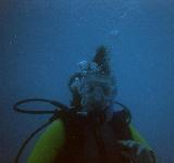 [Bettina beim Navigationstauchgang]